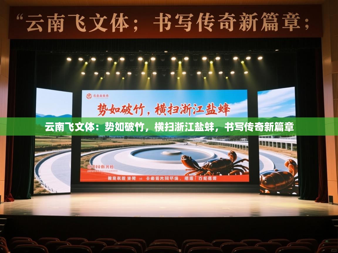 云南飞文体：势如破竹，横扫浙江盐蚌，书写传奇新篇章  第1张